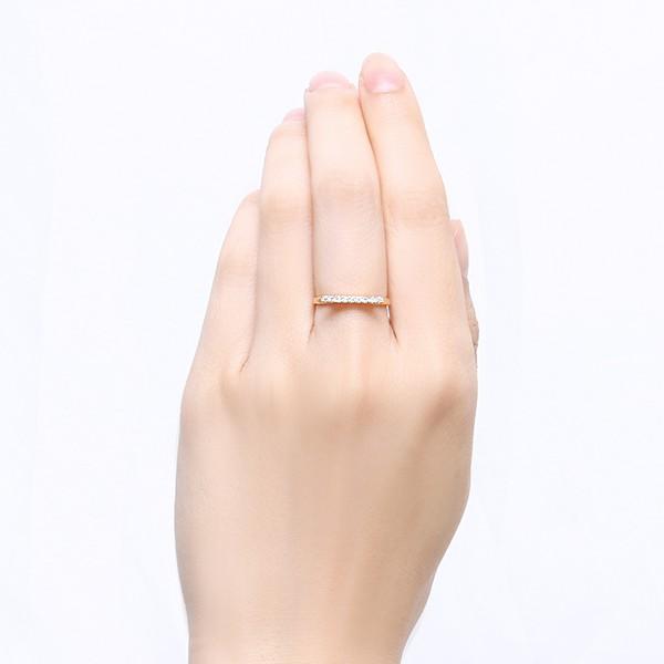 【２点セット】 K18イエローゴールドダイヤモンドリング 【PE3088112051】(19380円)