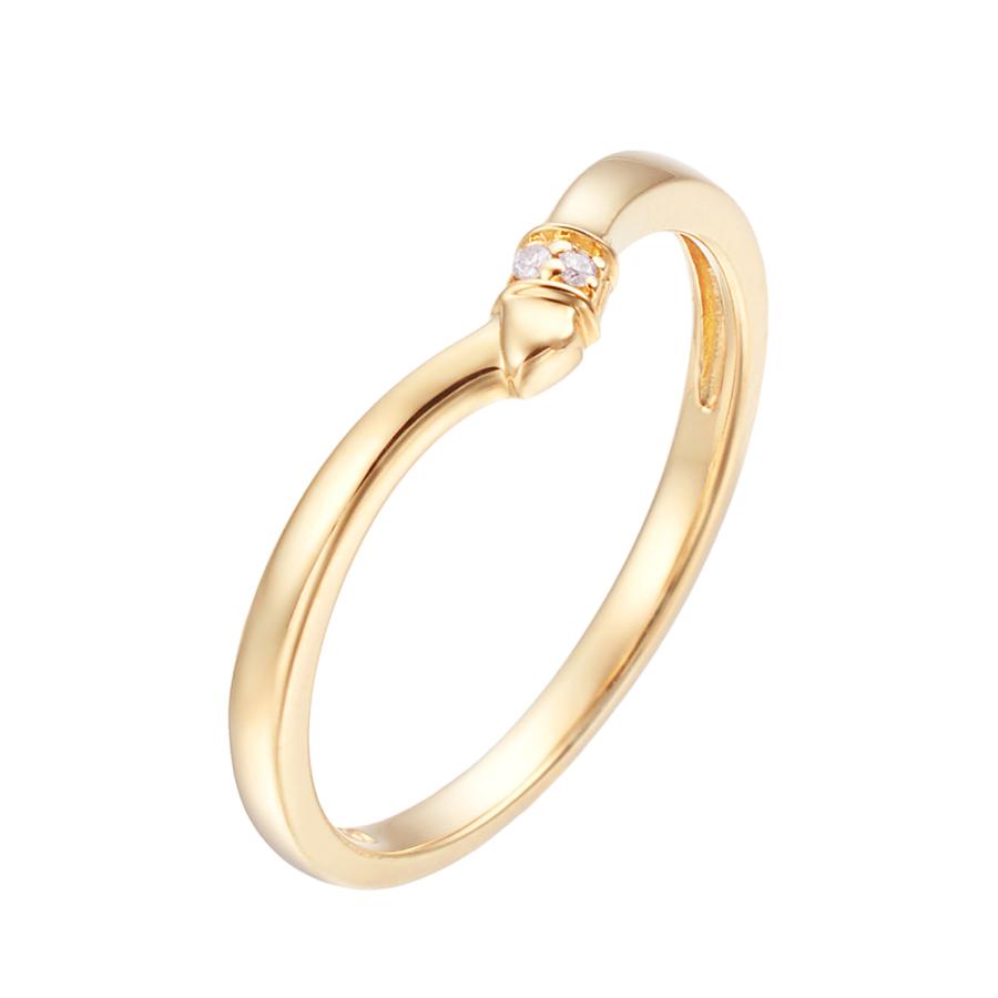 ete K10 イエローゴールド ダイヤモンド ピンキーリング　1号 ete - ete ピンキーリング ダイヤモンド 💍 1号の通販 by Y's shop