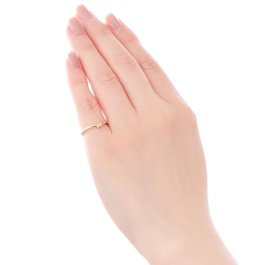 ete K10 イエローゴールド ダイヤモンド ピンキーリング　1号 Amazon | (エテ) ete K10YG ダイヤモンド ピンキーリング 720622 1号