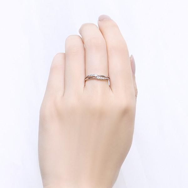 ジュエリーツツミ　WGK10ダイヤモンド リング ジュエリーツツミ K10ホワイトゴールドダイヤモンドリング