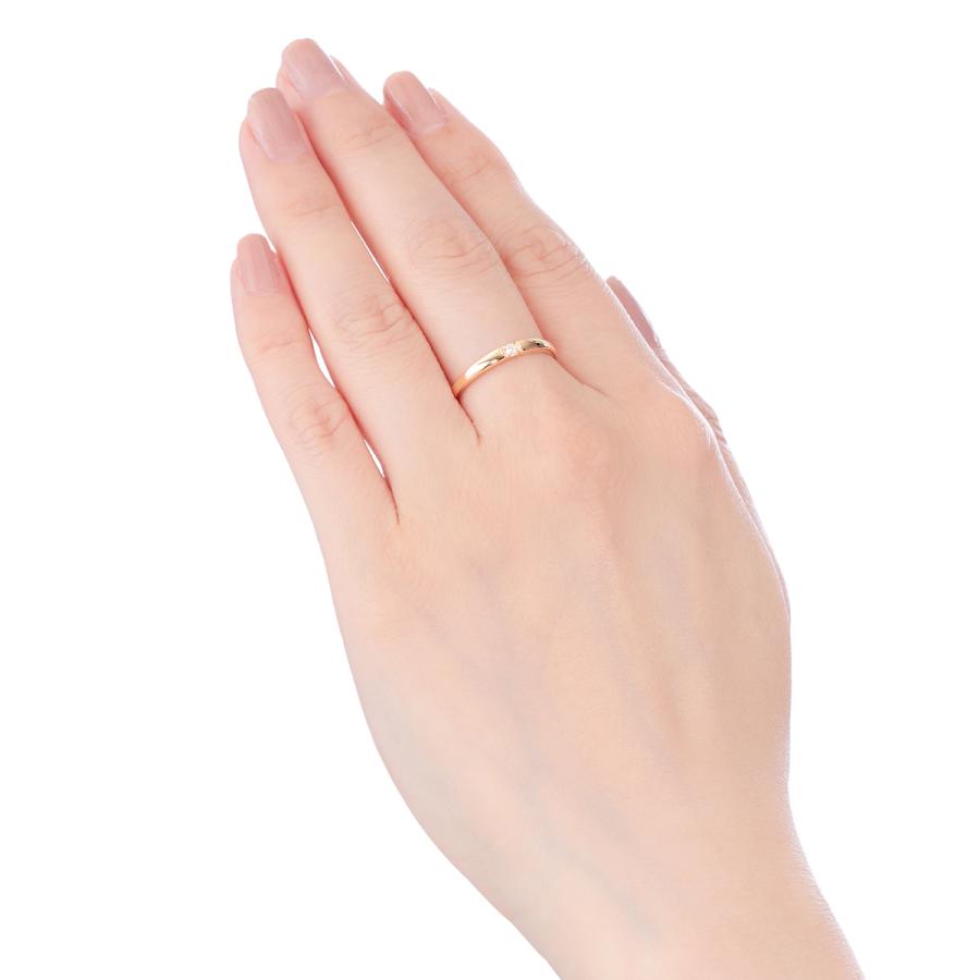 ジュエリーツツミ K18イエローゴールドダイヤモンドリング