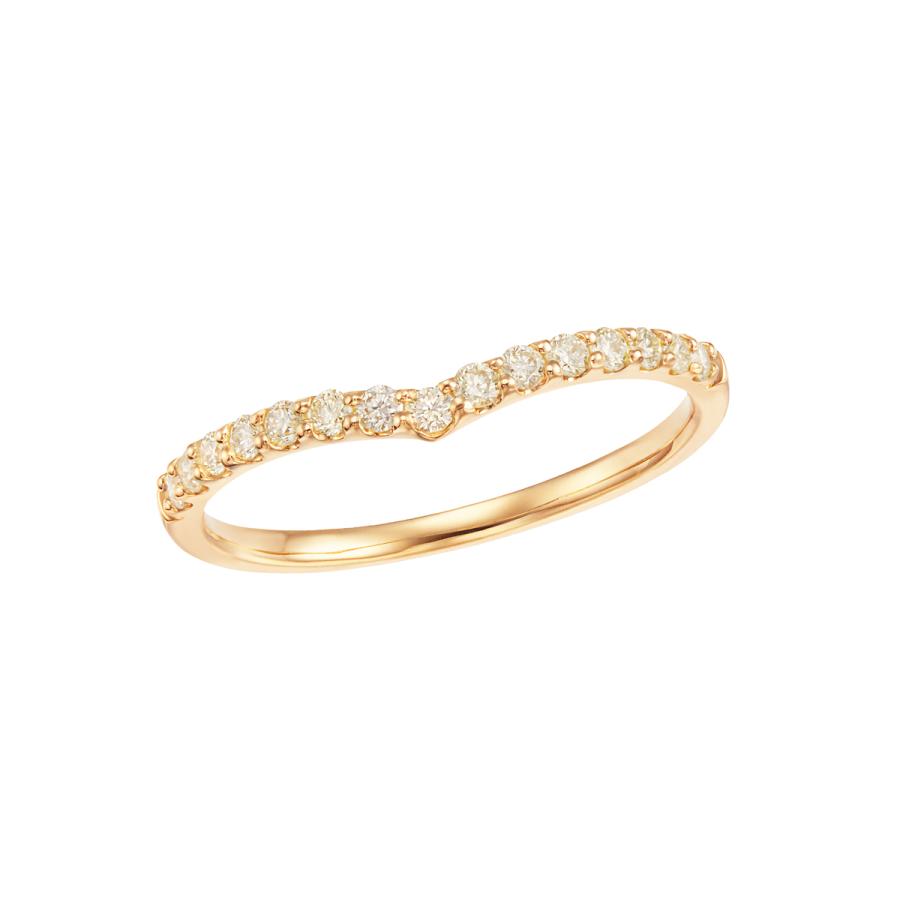 ジュエリーツツミ K18イエローゴールドダイヤモンドリング