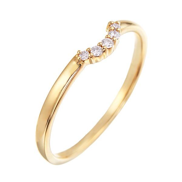 ジュエリーツツミ K10イエローゴールドダイヤモンドリング