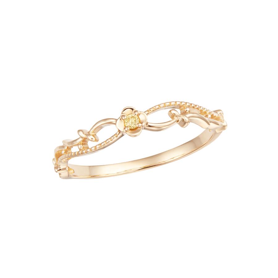 ツツミ　k10 イエローゴールドダイヤモンドリング ジュエリーツツミ K10イエローゴールドダイヤモンドリング