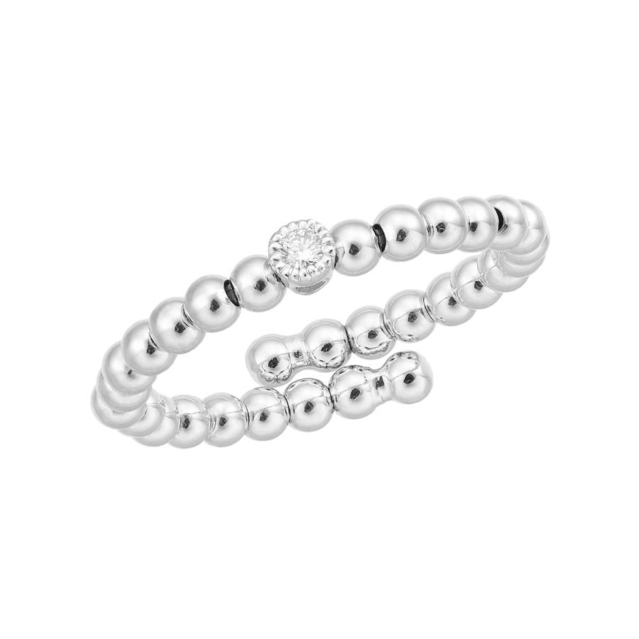 ジュエリーツツミ K18ホワイトゴールドダイヤモンドリング