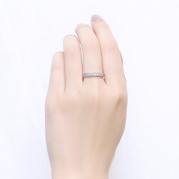 K10ホワイトゴールドダイヤモンドリング 