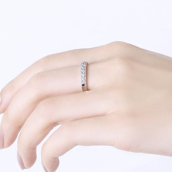 K10ホワイトゴールドダイヤモンドリング 