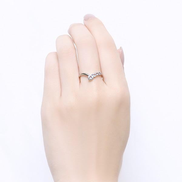 ジュエリーツツミ K10ホワイトゴールドアクアマリンリング ジュエリーツツミ K10ホワイトゴールドアクアマリンリング