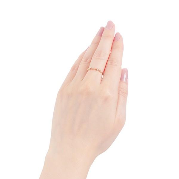 K10イエローゴールドダイヤモンドリング 