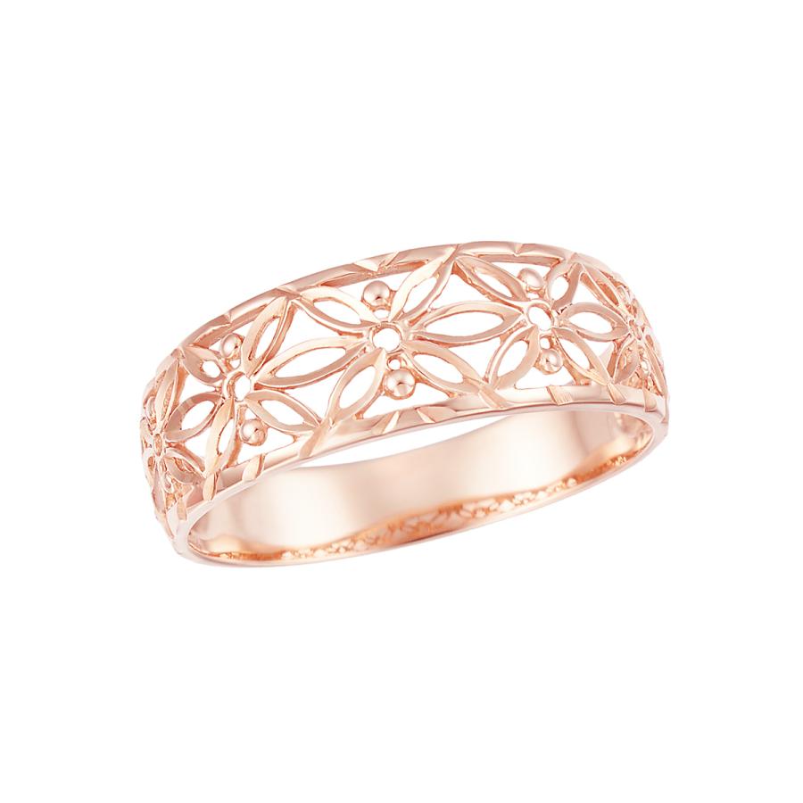 ツツミ　K10 ピンクゴールド　リング　7号 K10ピンクゴールドリング(RFR294-002)|TSUTSUMI（ジュエリー