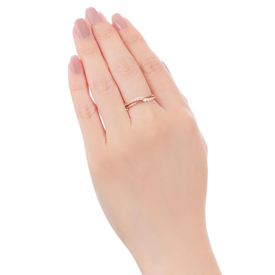 ジュエリーツツミ K10イエローゴールドダイヤモンドリング