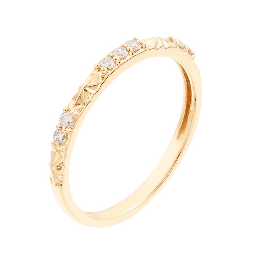 K10イエローゴールドダイヤモンドリング 