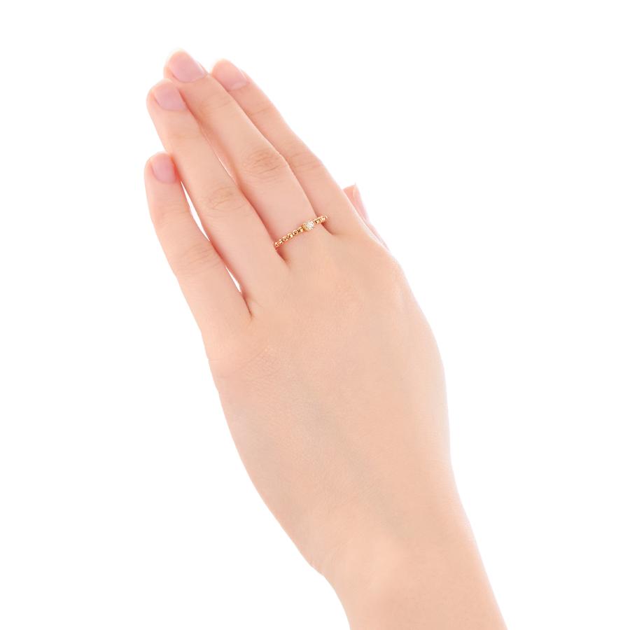 ジュエリーツツミ K18イエローゴールドダイヤモンドリング