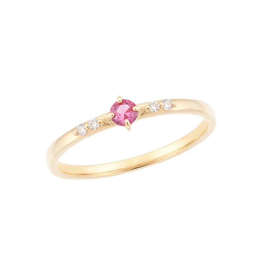 K10イエローゴールド ルビー リングtsutsumi ジュエリーツツミ K10イエローゴールドルビーリング : ジュエリー