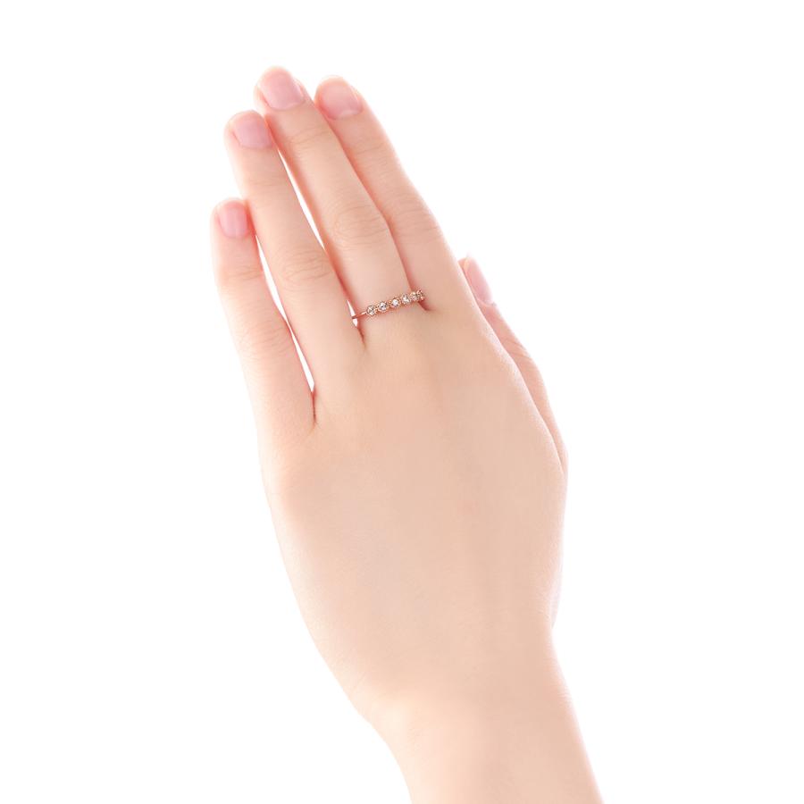 ジュエリーツツミ K10ピンクゴールドモルガナイトリング : ジュエリー