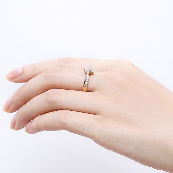 【新入荷】 K18イエローゴールドダイヤモンドリング 【WS1139336372】(41400円)