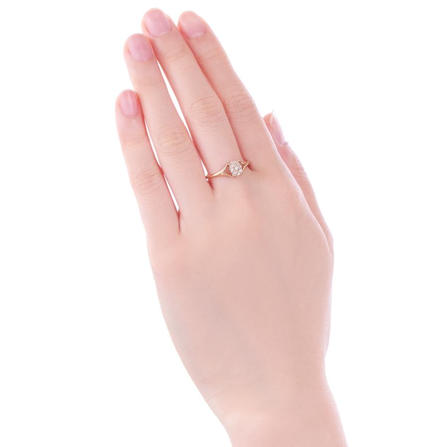 ジュエリーツツミ K18イエローゴールドダイヤモンドリング