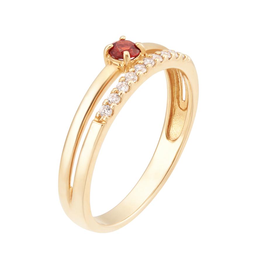 ジュエリーツツミ K10イエローゴールドアルマンダインガーネット