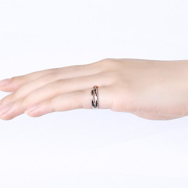 ジュエリーツツミ K10ホワイトゴールド/K10ピンクゴールドダイヤモンド