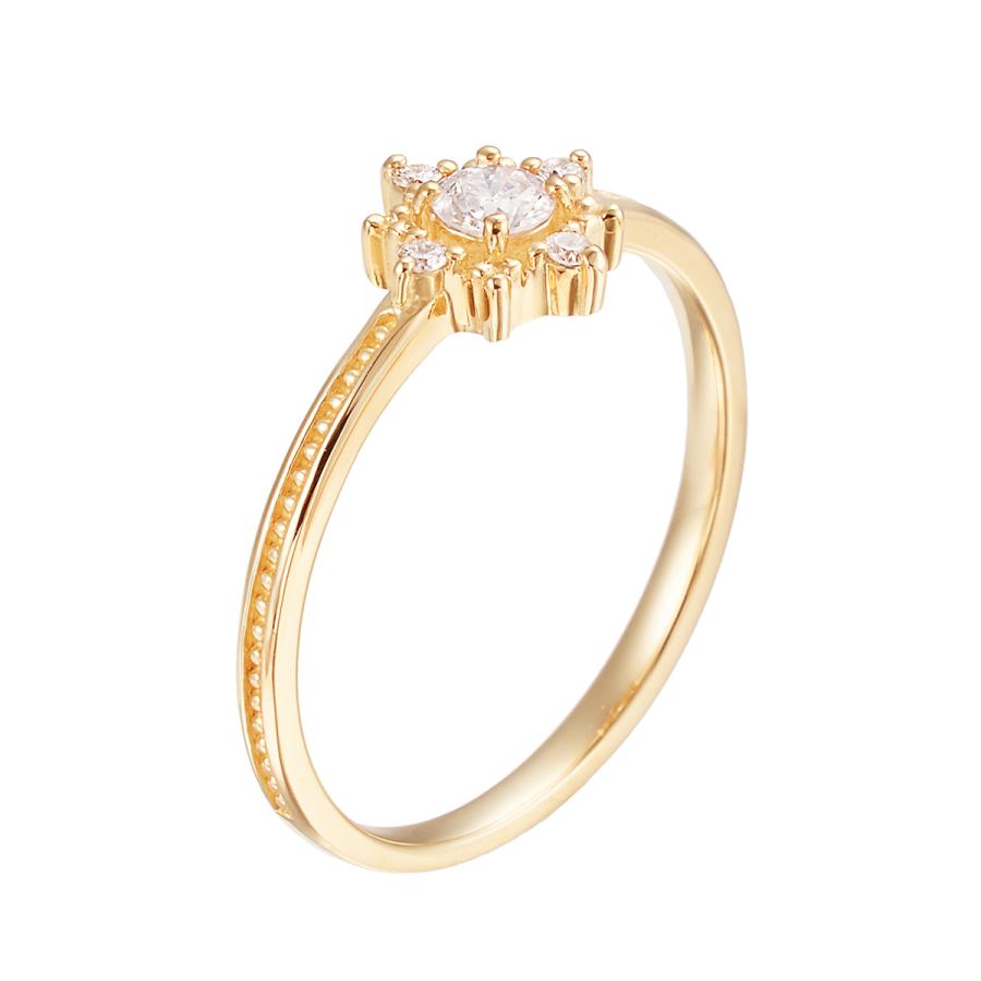 ツツミ　k10 イエローゴールドダイヤモンドリング ジュエリーツツミ K10イエローゴールドダイヤモンドリング