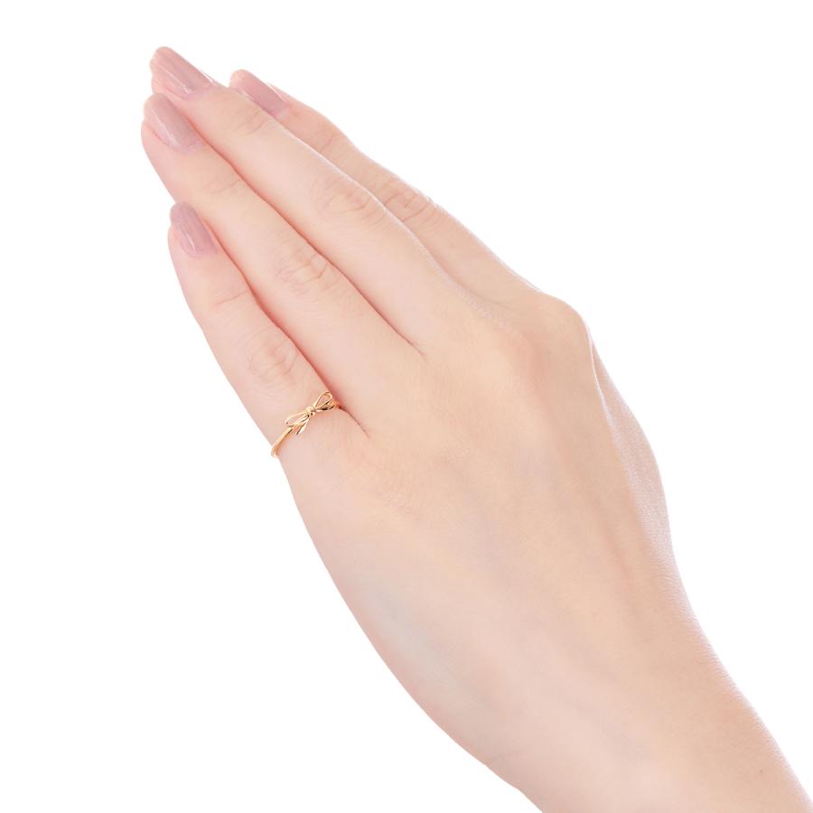 ジュエリーツツミ K10イエローゴールドリング（ピンキーリング
