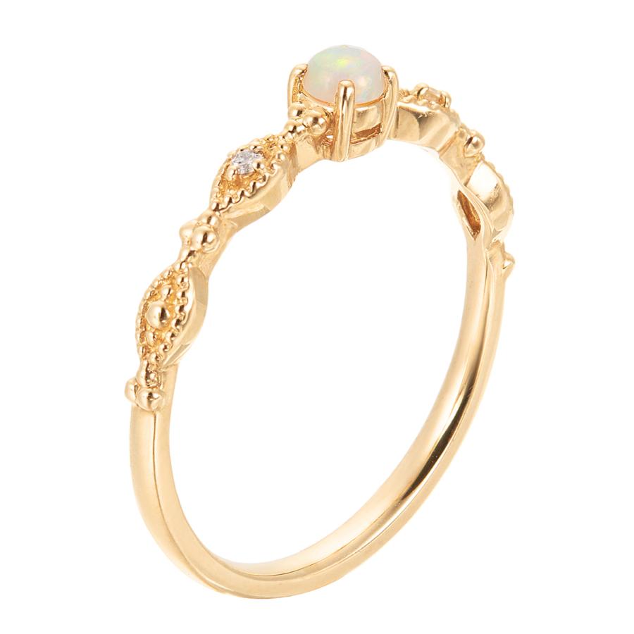 JEWELRY　TSUTSUMI【ツツミ】K10イエローゴールドオパールリング K10イエローゴールドオパールリング(RFR624-002)|TSUTSUMI（ジュエリー