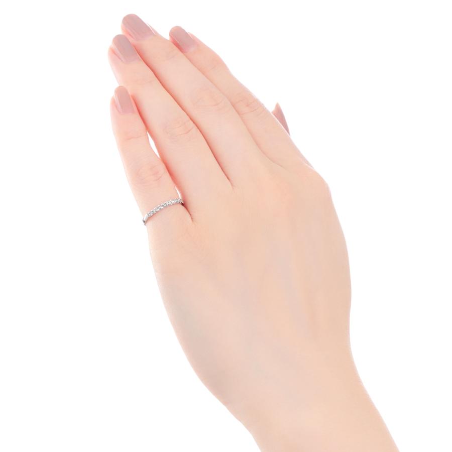 ジュエリーツツミ プラチナダイヤモンドリング ピンキーリング