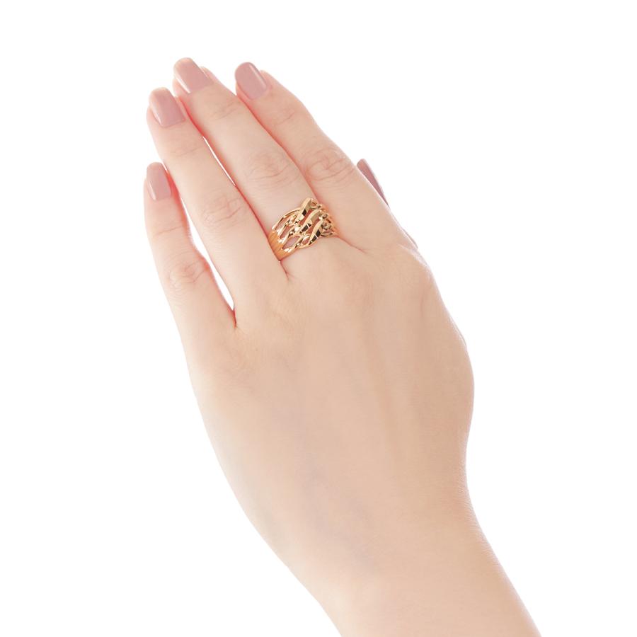 【正規品】 K18イエローゴールドリング 【MYK9659557284】(35100円)