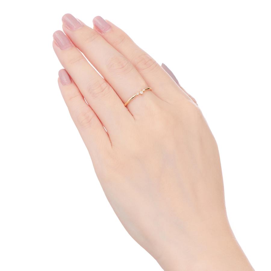 ジュエリーツツミ K10イエローゴールドダイヤモンドリング