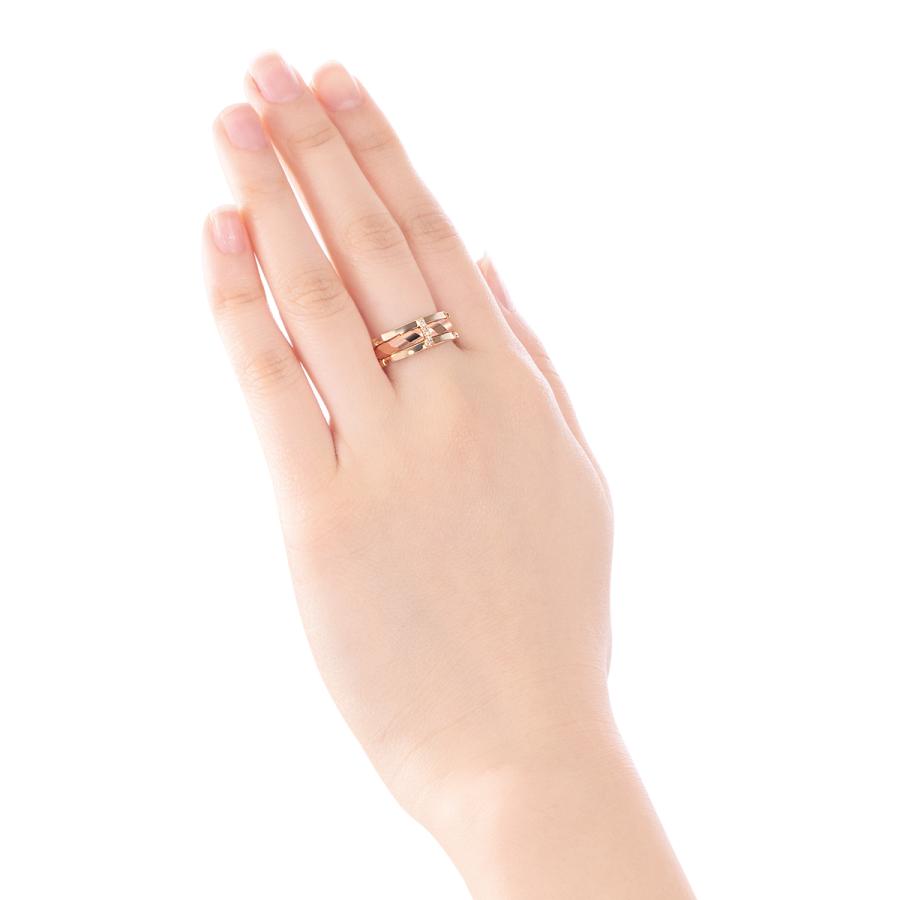 TSUTSUMI リング K10 K10イエローゴールド鑑別書付ダイヤモンドリング(BFR080