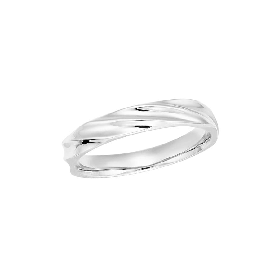 ジュエリーツツミ K10ホワイトゴールドリング（ピンキーリング