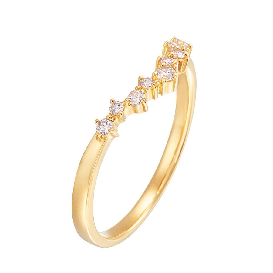 ツツミ　Ｋ１８　ゴールドリング ジュエリーツツミ K18イエローゴールドダイヤモンドリング