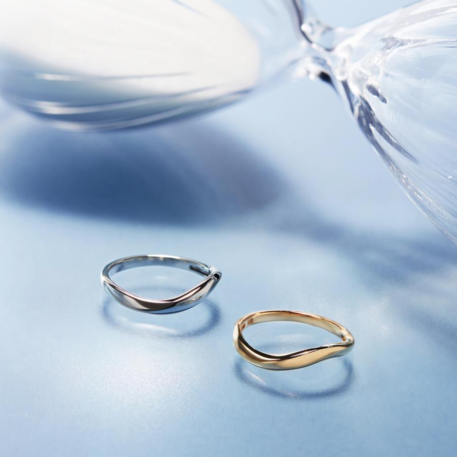 ツツミジュエリー　リング K14ホワイトゴールドペアリング(RFR845)|TSUTSUMI（ジュエリー