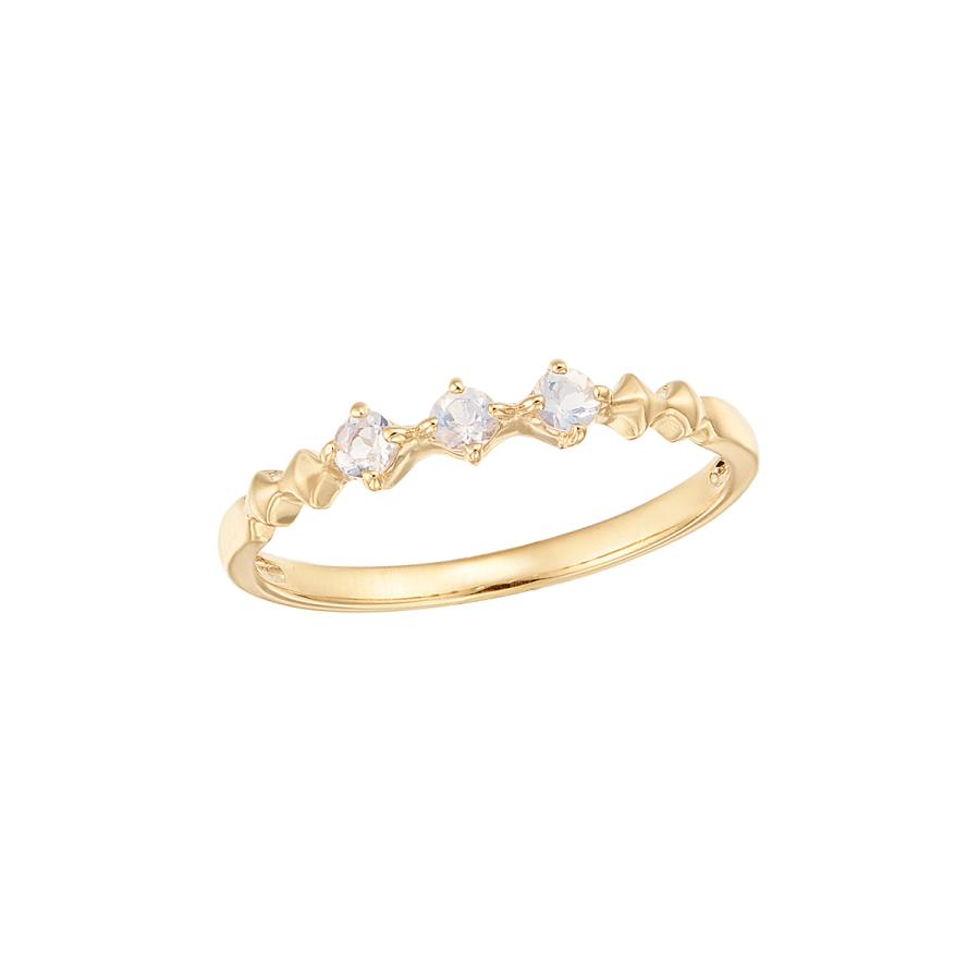 ジュエリーツツミ K10イエローゴールドブルームーンストーンリング