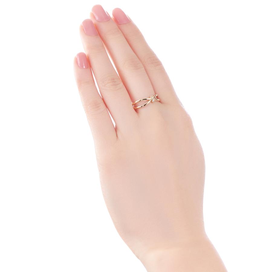 ジュエリーツツミ K10イエローゴールドダイヤモンドリング