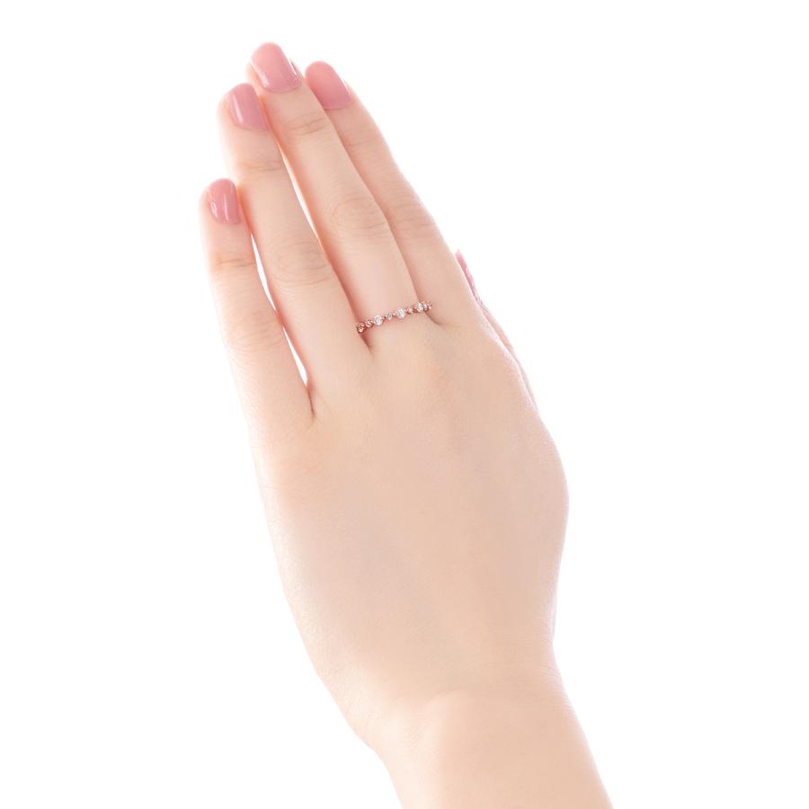 ジュエリーツツミ K10ピンクゴールドダイヤモンドリング : ジュエリー