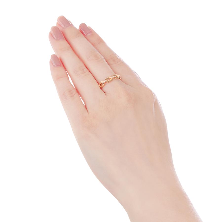 ジュエリーツツミ K18イエローゴールドダイヤモンドリング