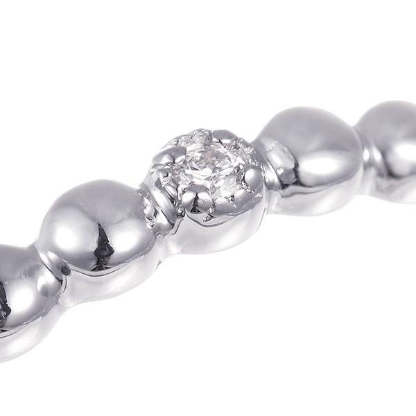 ジュエリーツツミ K10ホワイトゴールドダイヤモンドリング