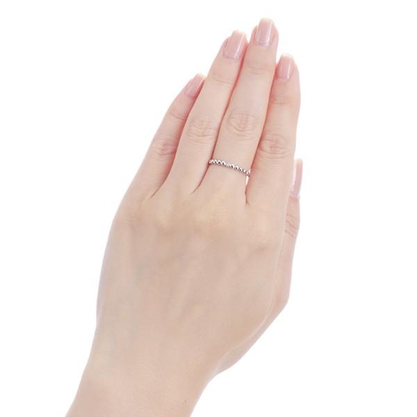 ジュエリーツツミ K10ホワイトゴールドダイヤモンドリング