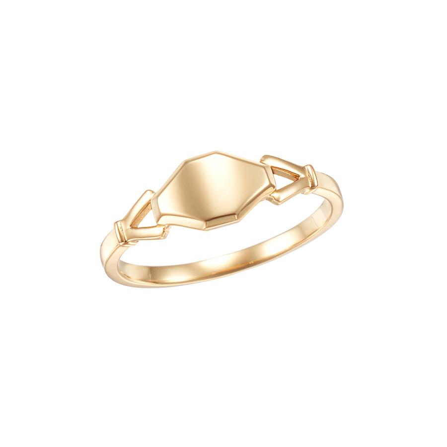 ジュエリーツツミ K10イエローゴールドリング（ピンキーリング  