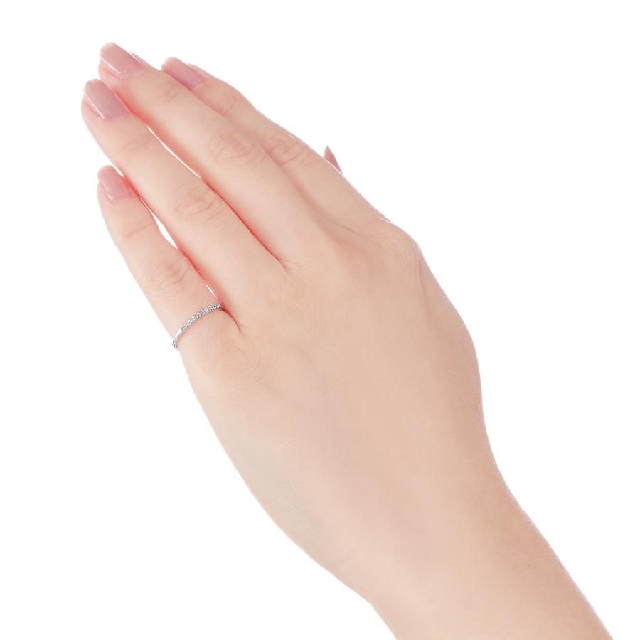 プラチナダイヤモンドリング（ピンキーリング） 