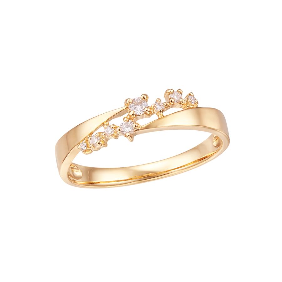 K18イエローゴールドダイヤモンドリング　ジュエリーツツミ ジュエリーツツミ K18イエローゴールドダイヤモンドリング