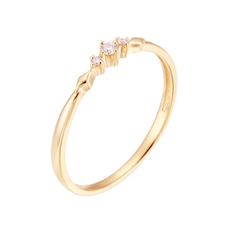 ジュエリーツツミ K10イエローゴールドダイヤモンドリング