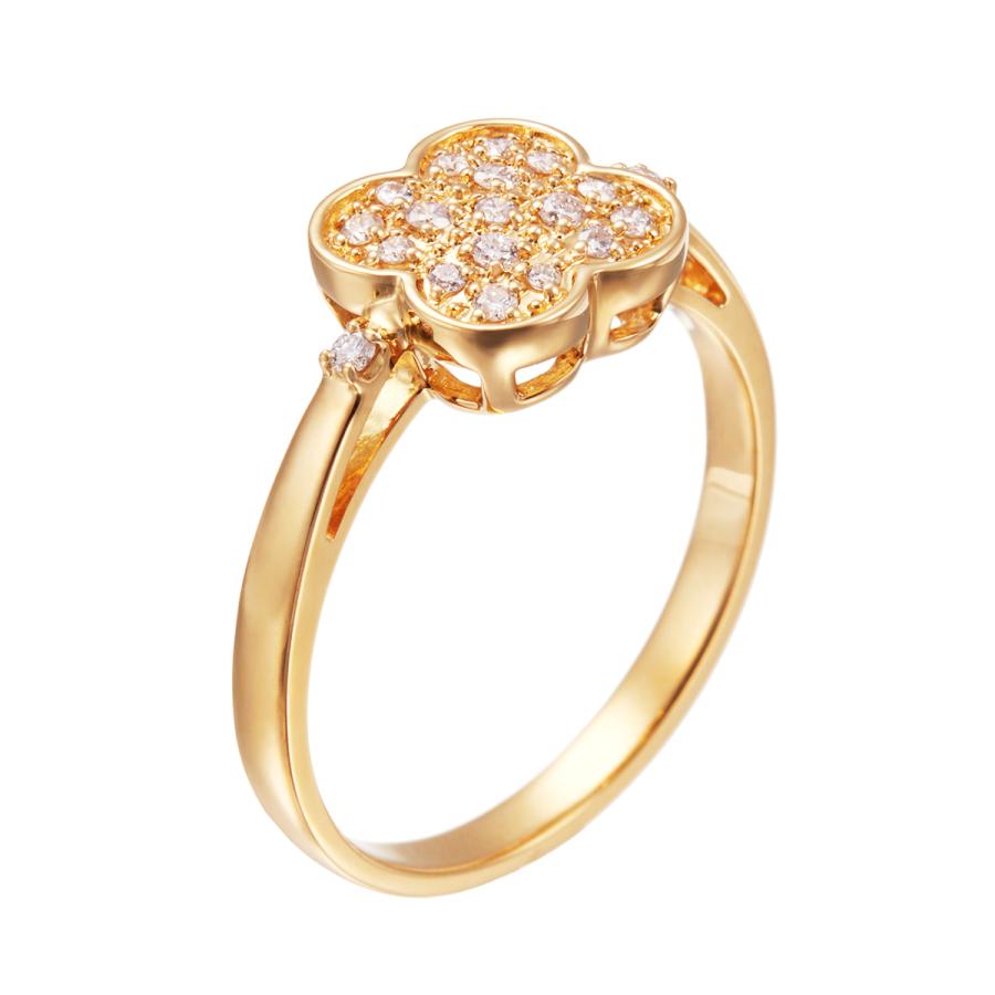 2026年 K18イエローゴールドダイヤモンドリング 【Q5366377900】(19500円)