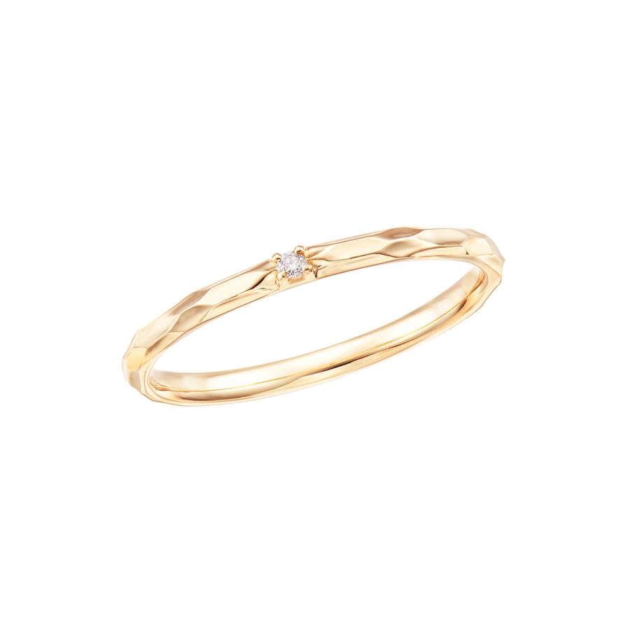 ジュエリーツツミ K10イエローゴールドダイヤモンドリング