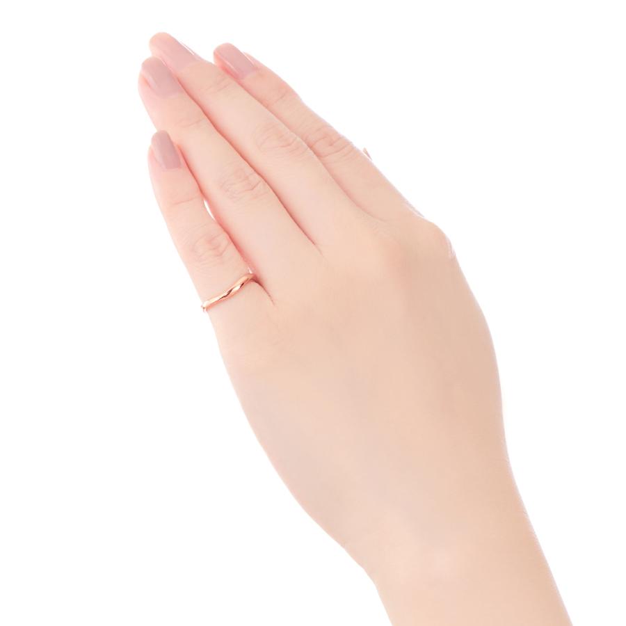 ジュエリーツツミ K10ピンクゴールドリング（ピンキーリング