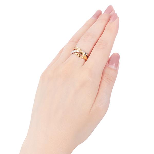 ジュエリーツツミ K18イエローゴールド/プラチナダイヤモンド