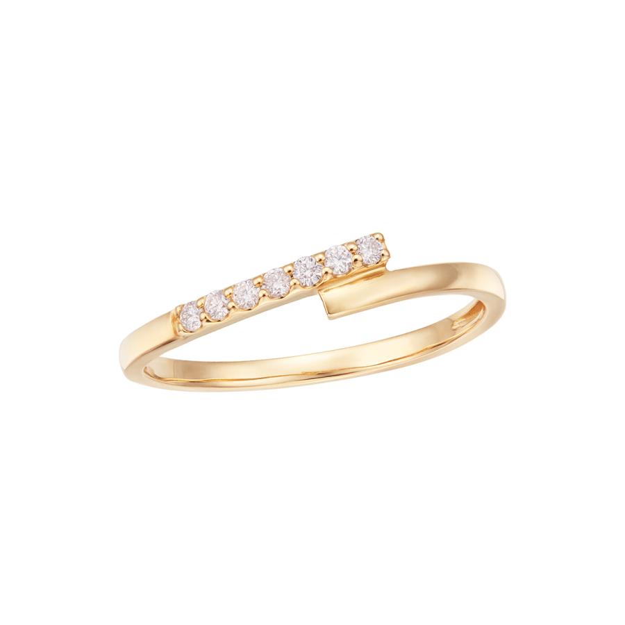 ジュエリーツツミ K10イエローゴールドダイヤモンドリング