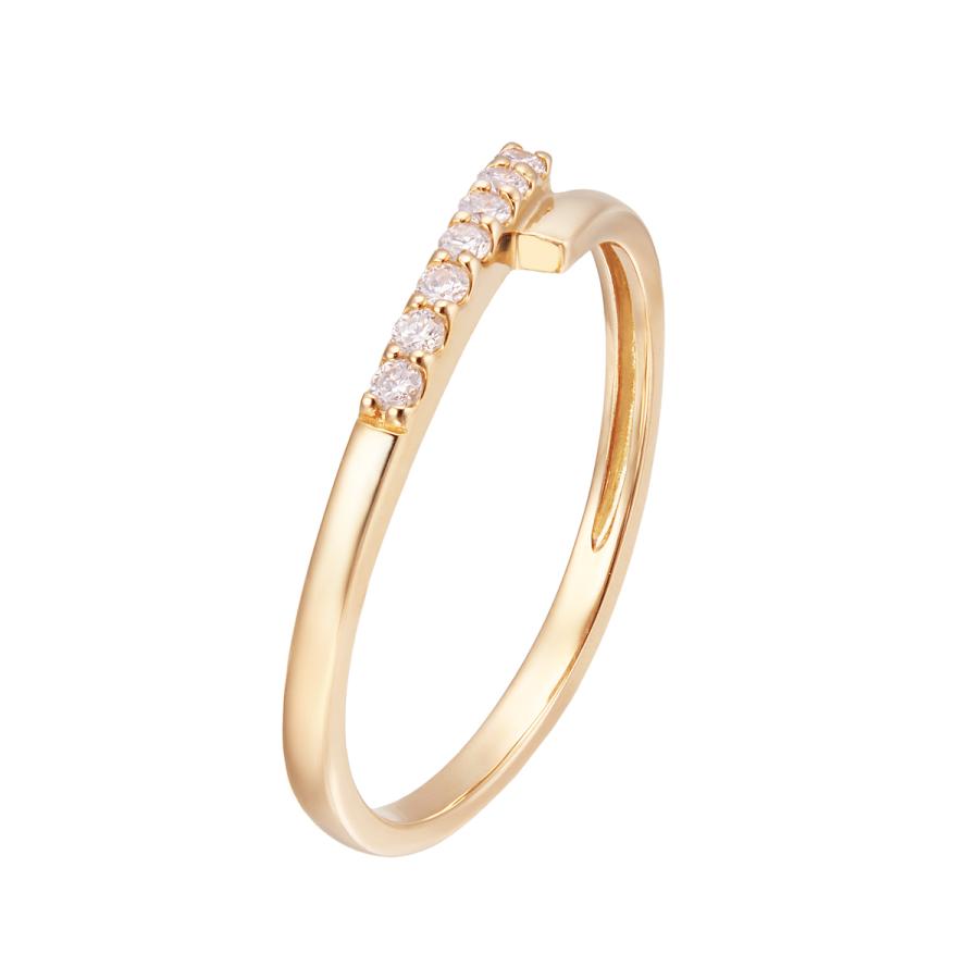 ジュエリーツツミ K10イエローゴールドダイヤモンドリング