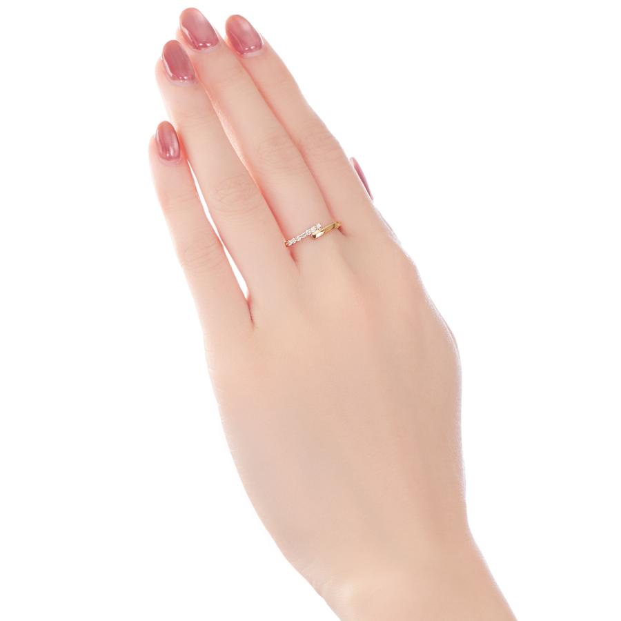 ジュエリーツツミ K10イエローゴールドダイヤモンドリング